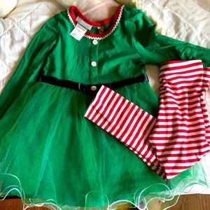 Bonnie Jean girls Christmas outfit